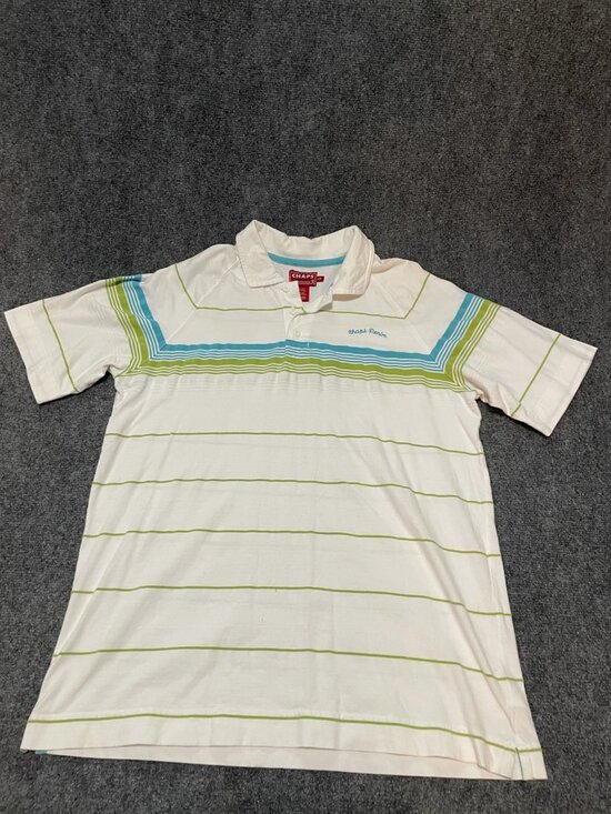 Chaps Other - Chaps Denim Striped Polo Shirt L/G